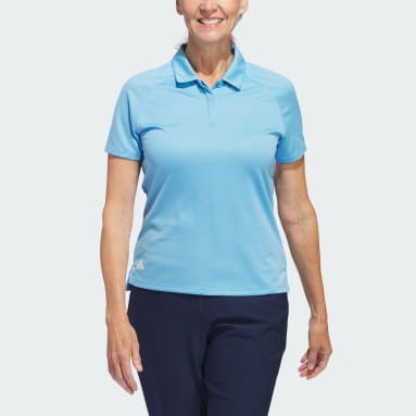 adidas 3-Stripes Polo Shirt (Plus Size) - Purple, Women's Golf, adidas US