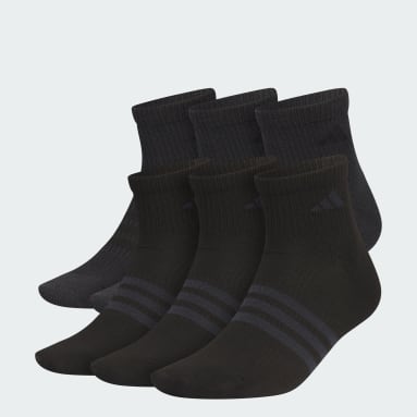 Men's Training Black Superlite 3.0 6-Pack Quarter Socks