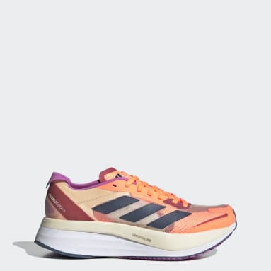 Chaussure Adizero Boston 11 Orange Femmes Course