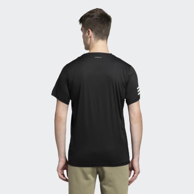 Men Tennis Black CLUB 3STR TEE