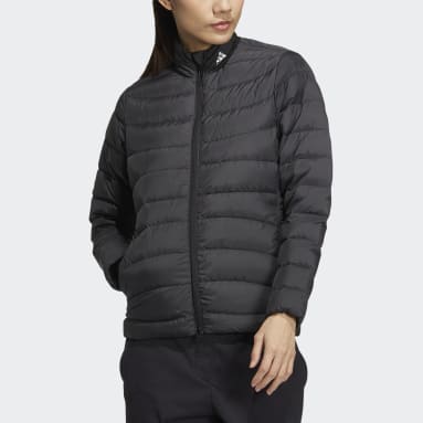 Women Golf Black 긴팔 다운 재킷