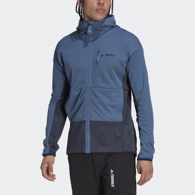 Giacca con cappuccio Terrex Zupahike Fleece Blu Uomo TERREX