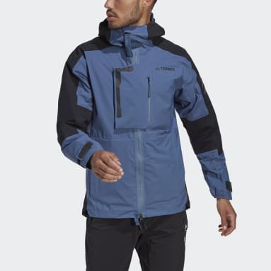 TERREX XPLORIC RAIN.RDY MOUNTAIN JACKET Niebieski