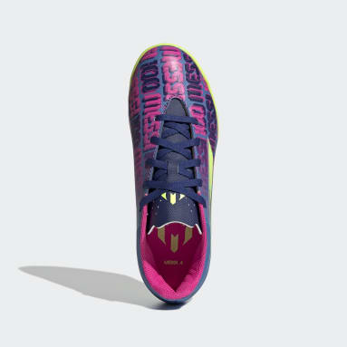 Kids Football Blue X Speedflow Messi.4 Indoor Boots