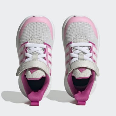 Kinder Sportswear FortaRun 2.0 Cloudfoam Elastic Lace Top Strap Schuh Grau