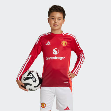 Camiseta manga larga primera equipación Manchester United 24/25 (Adolescentes)