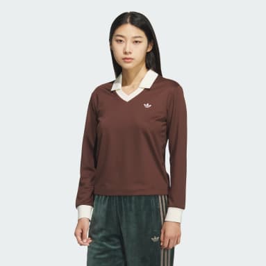 ⭐︎adidas⭐︎新品　長袖ウェア&スコート セール】スリーストライプス 防風 長袖ライニングセーター