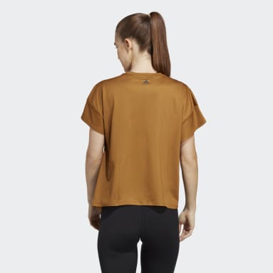 Maglia adidas donna marrone 2025