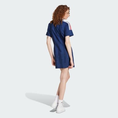 Vestido camiseta Tiro Cut Jacquard 3 bandas