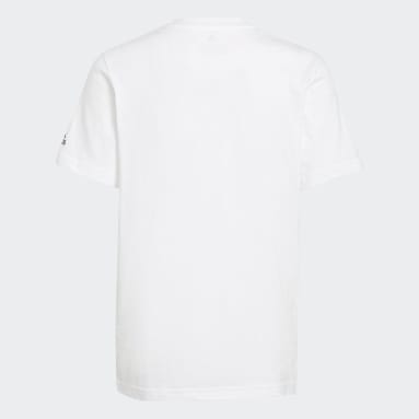 T-shirt Water Tiger Graphic Blanc Garçons Sportswear