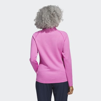 Pull de golf 1/4-Zip Rose Femmes Golf