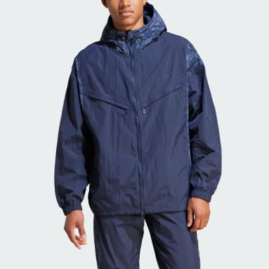 ผู้ชาย Originals สีน้ำเงิน เสื้อกันลม adidas Adventure