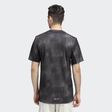 Men Training Black M STH AOP TEE