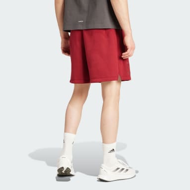 Shorts rouges pour hommes adidas FR