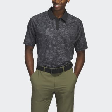 Polo de golf en mesh imprimé Ultimate365 Tour Noir Hommes Golf