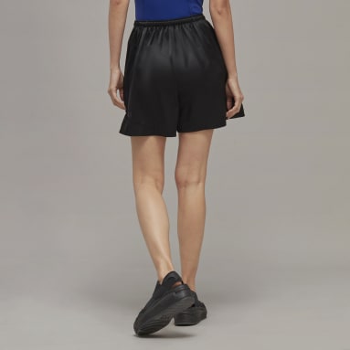 Frauen Y-3 Y-3 Tech Silk Shorts Schwarz