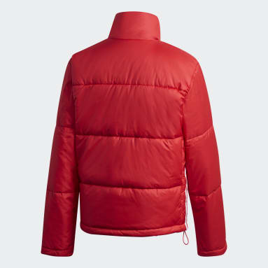 Frauen Originals Short Puffer Jacke Rot