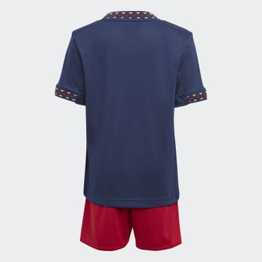 Divisa Mini Away 22/23 Ajax Amsterdam Blu Bambini Calcio