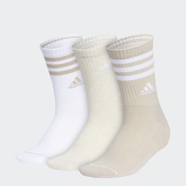 Cushioned 3-Stripes Crew Socks 3-Pack