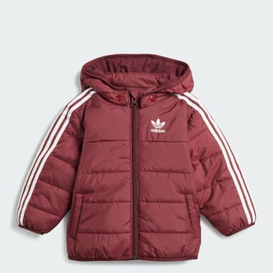 Kinder Originals adicolor Jacke Weinrot