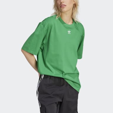 Frauen Originals adicolor Essentials T-Shirt Grün