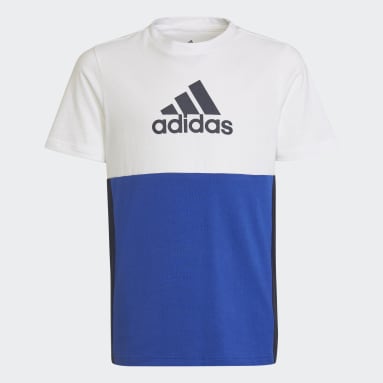Kinder Sportswear Colourblock T-Shirt Weiß
