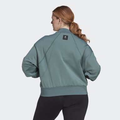 Frauen Sportswear 11 Honoré Spacer Jacke – Große Größen Grün