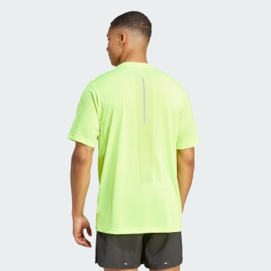T-shirt maille façonnée Ultimate Vert Hommes Running