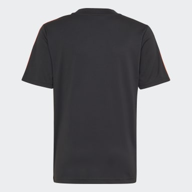 Camiseta Tiro Essentials Negro Niño Fútbol