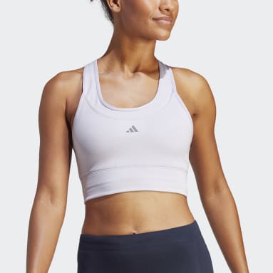 Ženy Cvičení A Trénink nachová Podprsenka Medium-Support Running Pocket