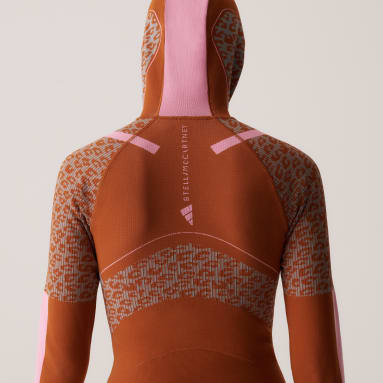 Koszulka adidas by Stella McCartney TrueStrength Seamless Brązowy