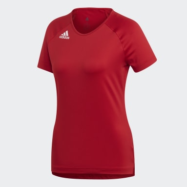 Women's Volleyball Red Hi Lo Jersey
