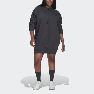 Vestido com Meio Fecho (Plus Size) Cinzento Mulher Sportswear