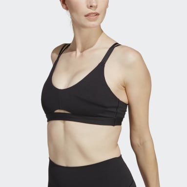 Top Deportivo Yoga Studio Luxe Soporte Ligero Negro Mujer Studio