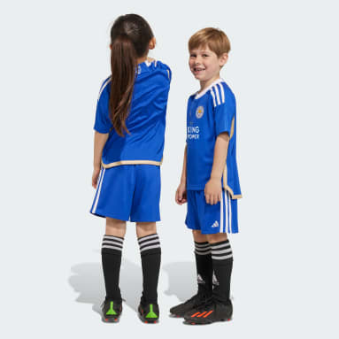 Deti Futbal modrá Súprava Leicester City FC 23/24 Home Mini