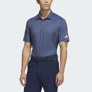 Ultimate365 Allover Print Golf Poloskjorte Blå