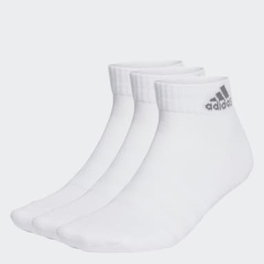 Basketball White Cushioned Sportswear Ankle Socks 3 Pairs