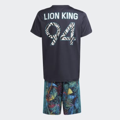 Ensemble adidas x Disney Lion King Bleu Enfants Sportswear