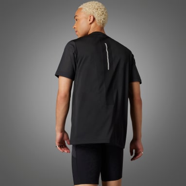 T-shirt maille façonnée Ultimate Noir Hommes Running