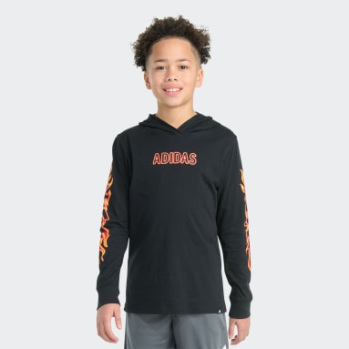 Long Sleeve Hooded Flame Tee