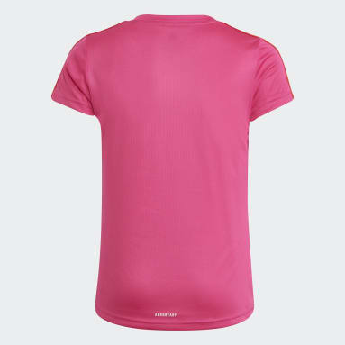 Girls Training Pink 3-STRIPES TEE