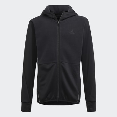 Deti Sportswear čierna Mikina s kapucňou Designed to Move Fleece (rodovo neutrálna)