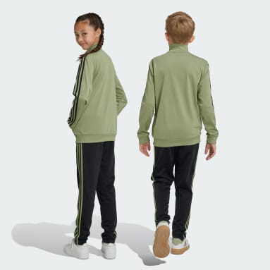 Boys adidas khaki tracksuit online