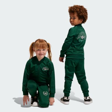 Kids Lifestyle Green Collegiate Graphic Pack SST Set