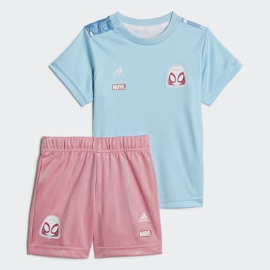 Conjunto de Verão Ghost Spider adidas x Marvel Azul Criança Sportswear