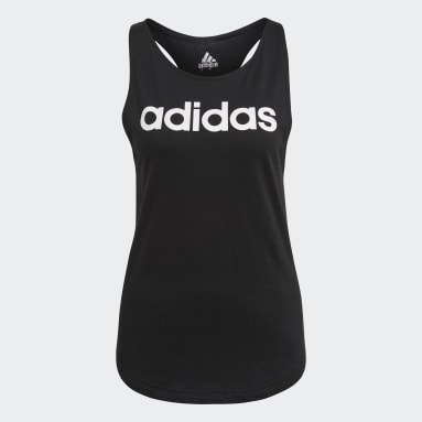 LOUNGEWEAR Essentials Loose Logo Tanktopp Svart