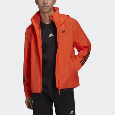 Men's Sportswear Orange BSC 3-Stripes RAIN.RDY Jacket