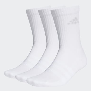 Fitness & Training Cushioned Crew Socken, 3 Paar Weiß