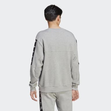 Men Sportswear Grey Brand Love Sweatshirt