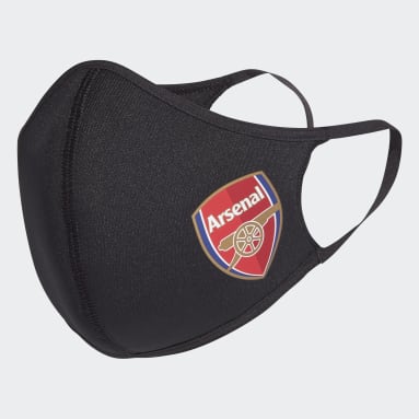 Sportswear Black Arsenal Face Covers 3-Pack M/L